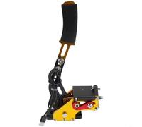 For Racing Simulator Handbrake For PC USB 16-bit Output Aluminum Construction Hall Sensor Longevity For Logitech For G27 For G29 For G920(Black-Gold set)
