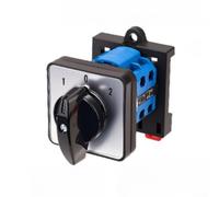 for rail Mounted Rotary Cam Switch 20A AC440V DC240V for rail | 3 positions with neutral, gear 1 and 2, precise indexing, repeatable operation, manual control