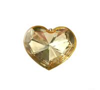 For RAINBOW Christmas tree acrylic heart ornament, colorful hanging decoration made of plastic, designed for holiday use with a contemporary, simple style (Bag)