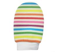 for RAINBOW Striped Shower Gloves The Secret to Healthier and Smoother Skin (1pc)