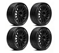 For Rally Wheel Tires For HPI For KYOSHO PTG2 1/10 Rc Car Upgrade | RC Car Performance Parts, 70mm For rally street tires with hard plastic wheels, 12mm hex stable grip RC Beadlock Tires