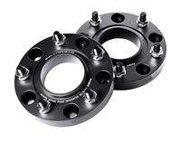 For Range For Rover For Evoque 2PCS 5x108 CB 63.4 M14 X 1.5 Flange Plate T6-7075 Wheel Spacers Wheel Spacer Adapters(2pcs 25mm-BK)