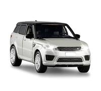 For Range Rover Sports Car 1 32 Simulation Alloy Sound And Light Model Children's Toy Car Mini Replica Toys(Silver)