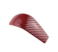 For Ranger Everest Endeavour 2015-2019 Car Gear Shift Knob Sticker Cover Trim Accessories Car interior trim(Carbon fiber red)