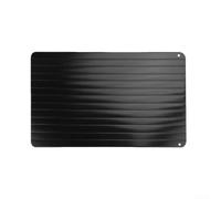 For Rapid Thawing Plate For Meat Seafood And Chicken Quick Defrosting Tray Using Natural Conductive Technology To Save Time In Modern Kitchens Without Electricity Black Finish(S)