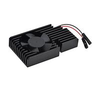 For Raspberry Pi 4 Heat Sink, Heat Sink Light Upgraded Bearing Aluminum Alloy with Fan for Computer for TV