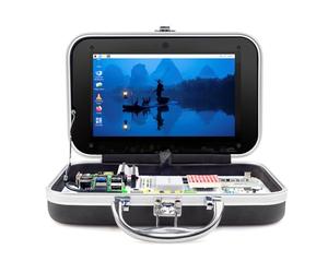 For Raspberry Pi 5 8GB Kit, ELECROW CrowPi Advanced Kit Pre-installed 9-inch Monitor, Raspberry Pi 5 8GB, and More Sensors as a Small Computer to Learn Basic Computer Science and Practice Programming