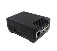 for Raspberry Pi 5 NVMe Case Aluminum Alloy with Integrated Heatsink - Fast Data for Access M.2 2280 Slot Safe Shutdown Compatible for mini PC Housing(A)