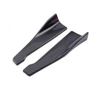 For Rav4 For Corolla For Auris For Camry For Yaris 2pcs Universal Car Front Rear Bumper Strip Lip Spoiler Diffuser Splitter(Style2)