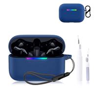 for Razer Hammerhead V3 HyperSpeed Case Cover,NOUKAJU Earphone Protective Cover(with Carabiner + Lanyard + Cleaning Pen) Drop-Proof,Scratch-Proof,Case for Razer Hammerhead V3 HyperSpeed(Blue)