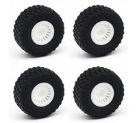 For RC Model 36MM Widened Rubber Tire OH32X01 OH32X02 Accessories DIY Modification(A 4PCS)