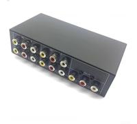 for rca AV Switch Box 4 In 1 Out Video Selector for Retro Gaming Console DVD Player - Stable Signal UK