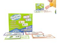 for Reading, Educational Letter Loud Game, Index Cards for Vocabulary, for Preschool, Classroom, Home, Travel, Homeschooling and Reading with Parents and Children