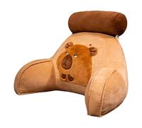For Reading - Ergonomic Design Lounge Capybara, 60 x 40 cm for Backrest with Arms for Adults Wooden Neck Back Support Sofa for D