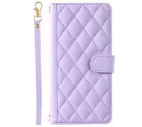 for Realme C21Y/C25Y Case with Card Holders Handbag, Flip Wallet Folding Cover Shockproof Luxury PU Leather Purse Women Kickstand Magnetic Closure Phone Case for Realme C21Y/C25Y, purple