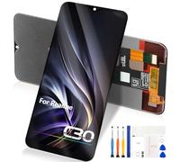 For Realme C30/C33/Realme Narzo 50i Prime LCD for Realme C30 RMX3581, RMX3623 LCD Display Touchscreen Digitizer Glass Assembly (Black)