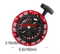 for Recoil Starter Assembly for Honda for GX120/GX140/For GX160/For GX200 Lawn Mower Engines - Includes Pull Handle, Rope & Mounting Bolts for Easy Replacement
