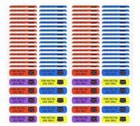 for Rectaluse Only Stickers, 504PCS/42 Sheet Waterproof Adhesive Labels, 1.5x0.38 Inch 4 Colors Label Stickers, Easy to Read Large Print for Rectaluse Only