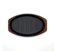 for Red Cast Iron Searing Pan Oval Shape Commercial for Red Cast(S)