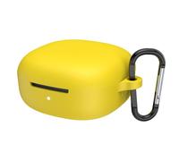 For Redmi Buds 6 Play Case Cover, Earbuds Silicone Soft Case Shockproof Protective Shell Sleeve With Carabiner For Redmi Buds 6 Play (Yellow)