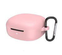 For Redmi Buds 6 Play Case Cover, Earbuds Silicone Soft Case Shockproof Protective Shell Sleeve With Carabiner For Redmi Buds 6 Play (Pink)