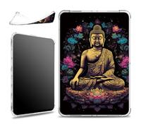 for Remarkable Paper Pro Tablet 11.8 inch (2024 Released) Case, Soft Lightweight Military-Grade Corners Shockproof Clear Case for Remarkable Paper Pro Tablet, Buddha Flowers