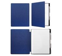 for Remarkable Paper Pure Magnetic Flip Case 10.3 Inch Tablet, Auto Sleep/Wake, Slim Faux Leather Cover with Pencil Holder, Lightweight Shockproof Protective Case (Blue,Woven)