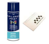 For Renault 2000-Present Celadon Blue RQT Aerosol Spray Paint Rattle Can With Wide Fan Spray Nozzle (Aerosol Paint)