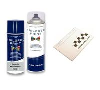For Renault 2000-Present Pearl White QNC Aerosol Spray Paint Rattle Can With Wide Fan Spray Nozzle (Aerosol Paint + Lacquer)