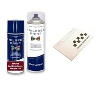 For Renault 2000-Present Red Dyna Nacre NNJ 230 Aerosol Spray Paint Rattle Can With Wide Fan Spray Nozzle (Aerosol Paint + Lacquer)