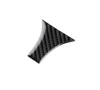 For Renault For Clio 4 2013-2018 Car Steering Wheel Trim | LHD RHD Button Frame Sticker(Bottom Black Carbon)