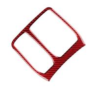 for Renault for Clio 5 2020-2025 Car Electronic Parking Brake Cover | Real Soft Carbon Fiber Trim Sticker Interior Accessories LHD RHD(Red)