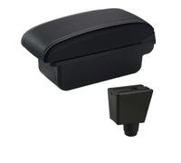 For Renault For Dacia For Logan 2 Car Armrest Box Interior Storage Box(A3 White Line No USB)