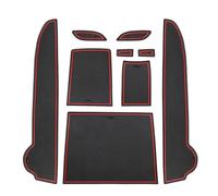 For Renault For Kwid For E-Tech Car Interior Accessories Door Groove Gate Mats Anti-slip Slot Pads(Red)