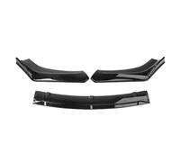 For Renault For Megane 4 2016-2022 Car Front Bumper Lip Splitter Chin Spoiler Anti Scratch Diffuser(Glossy black)