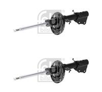 FOR RENAULT KANGOO 1.6 2008-2012 FRONT SHOCK ABSORBERS PAIR FEBI