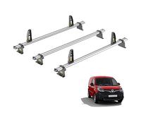 For Renault Kangoo 2009-2021 Roof Rack 3x Roof Bars UltiBar+ | Only fits L3 Maxi Wheelbase, Van Guard, Heavy Duty Aluminium Roof Bars