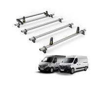 For Renault Master 2010-2024 Roof Rack Van Guard UltiBar+ 4x Bars + Roller