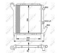 FOR RENAULT R9 L42S 1.2 85 to 88 Radiator 7700757930 7700773968 7700973700