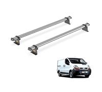 For Renault Trafic 2001-2014 Roof Rack Van Guard Ultibar Trade 2x Bars | Note: Only Suitable for Standard Roof Models, Steel Heavy-duty Van Roof Bars [SB255-2]