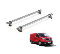 For Renault Trafic 2014+ Roof Rack Van Guard Ultibar Trade 2x Bars | Note: Only Suitable for Standard Roof Models, Steel Heavy-duty Van Roof Bars [SB315-2]