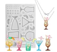 For Resin Casting Shaker - Silicone Mould for Mobile Sand - Model for Keychain | For Epoxy Resin DIY Crafts Artistic Pendants Keyrings Earrings Making G
