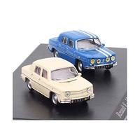 For Retro 2-pack Renault 8 Sport Gordini 1/87 Simulation Car Model Universal Hobbies Vehicles Kit