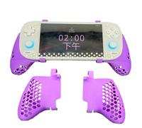 for Retroid Pocket 5 Grip Cover Case, Retroid Grip Protective PLA Shell Protector Stand Holder for RP5 Game Console Accessories (Purple)