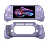 for Retroid Pocket 6 Grip Case Cover, Retroid Grip Protective Case Soft TPU Shell Protector Stand Holder for RP6 Game Console Accessories (Purple)