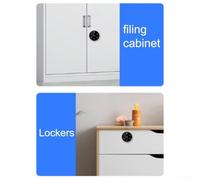for RFID Card Access USB Rechargeable Digital Combination Lock for Bathroom Sauna Locker Door 1356mhz Ic Card Compatible Electronic Cabinet Lock with Keypad and (30MM)