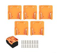 For Ridgid 18V Battery Storage Bracket Constructed For Compatibility With Common 18V Cordless Tool Battery Shapes And Sizes(5PCS)