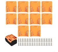 For Ridgid 18V Battery Storage Bracket Constructed For Compatibility With Common 18V Cordless Tool Battery Shapes And Sizes(10PCS)