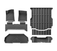 For Rivian For R1T 2022-2024 3D TPE Car Floor Mats Cargo Liner Trunk Pad Protective Auto Accessories Left Rudder(Style5)