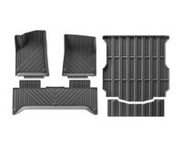 For Rivian For R1T 2022-2024 3D TPE Car Floor Mats Cargo Liner Trunk Pad Protective Auto Accessories Left Rudder(Style4)